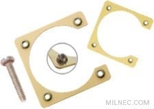M83723 Type Mounting Bracket & Screws m83723-mounting-bracket