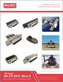 MIL-DTL-83513 Micro-D Connector Catalog MIL-DTL-83513 Micro-D Connector Catalog