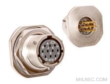 Click for Complete MS3114 with PCB Contacts Information MS3114 Jam Nut Receptacle with PCB Contacts
