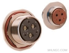 MS3454 Jam Nut Receptacle
