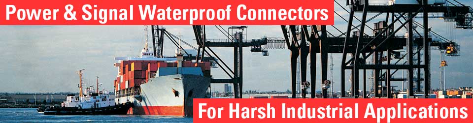 waterproof connectors for industrial applications